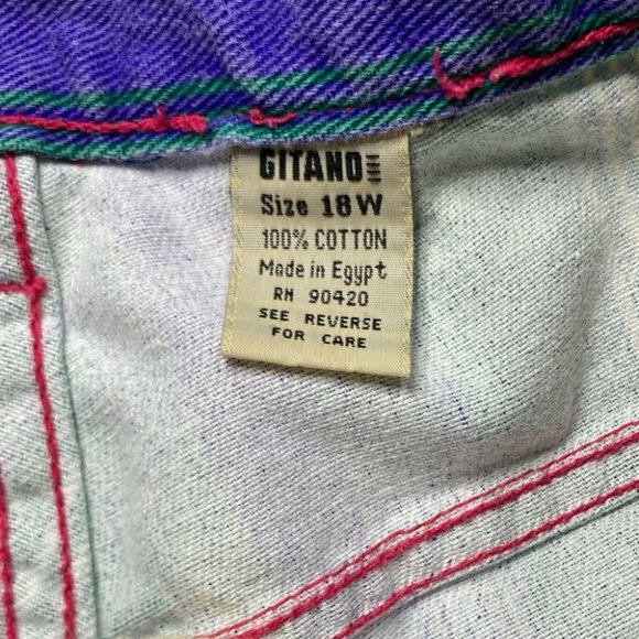 Vintage Gitano Striped Shorts - Picture 4 of 6